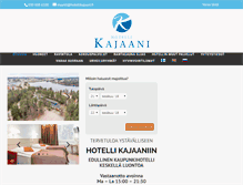 Tablet Screenshot of hotellikajaani.fi